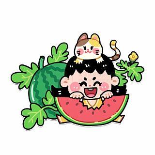 播放吃瓜动画,跟随动画一起品尝生活百味